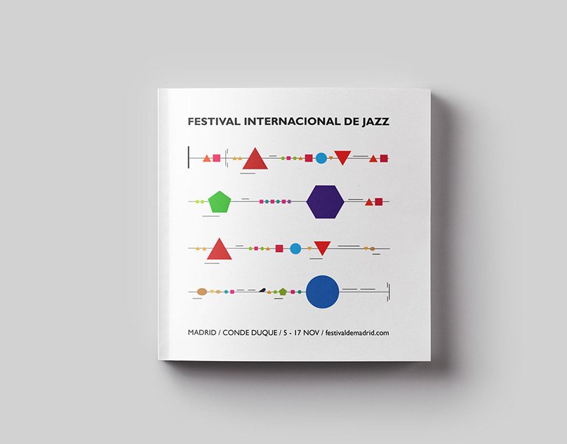 Rediseño del Festival Internacional de Jazz en Madrid, cartelería